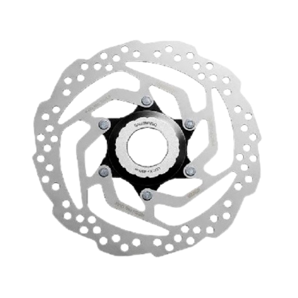 Disco De Freio Rotor Shimano Rt10 160mm Center Lock C/ Porca Cor Prata
