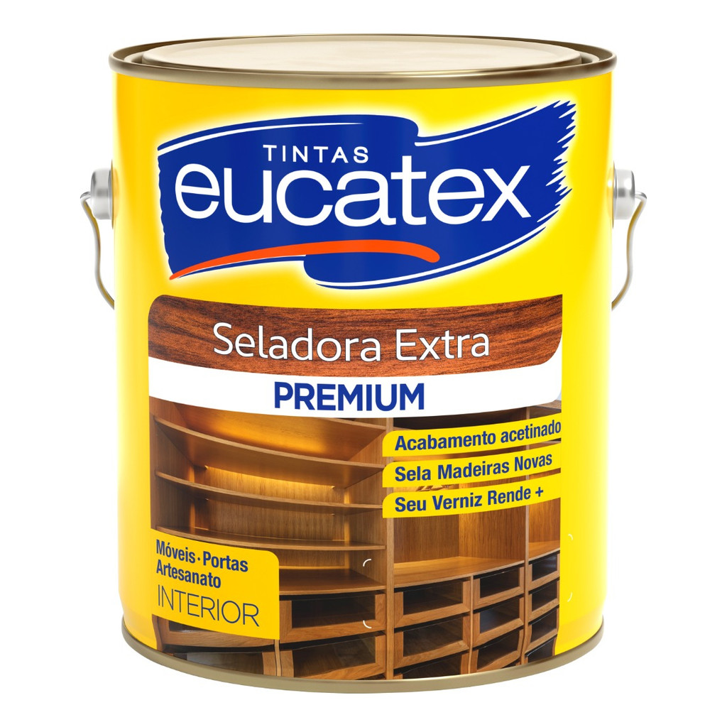 Seladora Extra Concentrada Para Madeira Acetinada Incolor 3,6l Eucatex em Oferta na Shopee