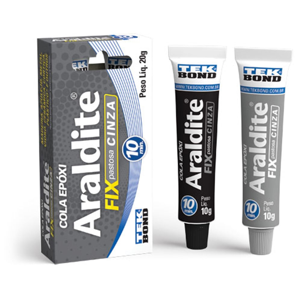 Adesivo S.O.S Araldite Fix Cinza 20G - Tekbond em Oferta na Shopee