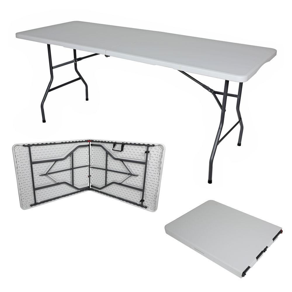 Mesa Dobrável Gallant Vira Maleta Portátil 1,80m com Alça (GMD22A01A-BR) em Oferta na Shopee