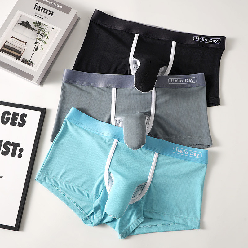 Roupa íntima masculina respirável elefante tronco roupa íntima em Oferta na Shopee