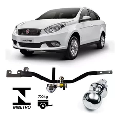 Engate Reboque Fiat Grand Siena 2012 2013 2014 2015 2016 2017 2018 2019 2020 2021 2022 2023 500kg bOM