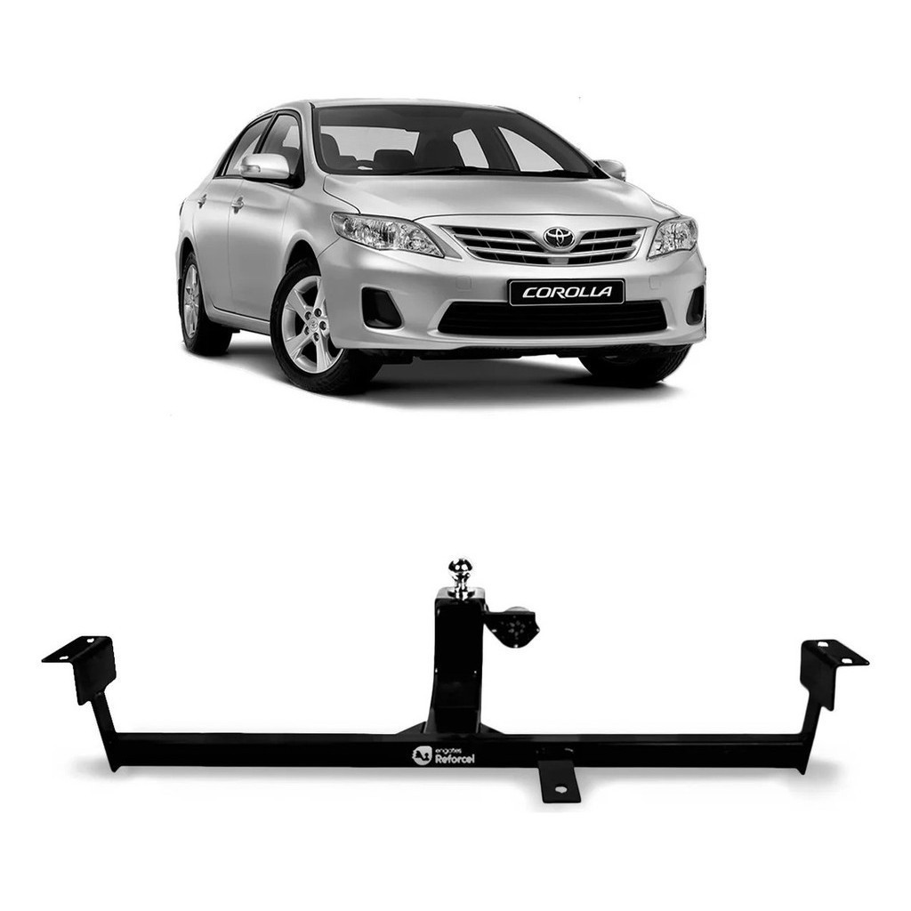 Engate Rabicho De Reboque Corolla 2008 A 2013 Fixo 500kg bOM