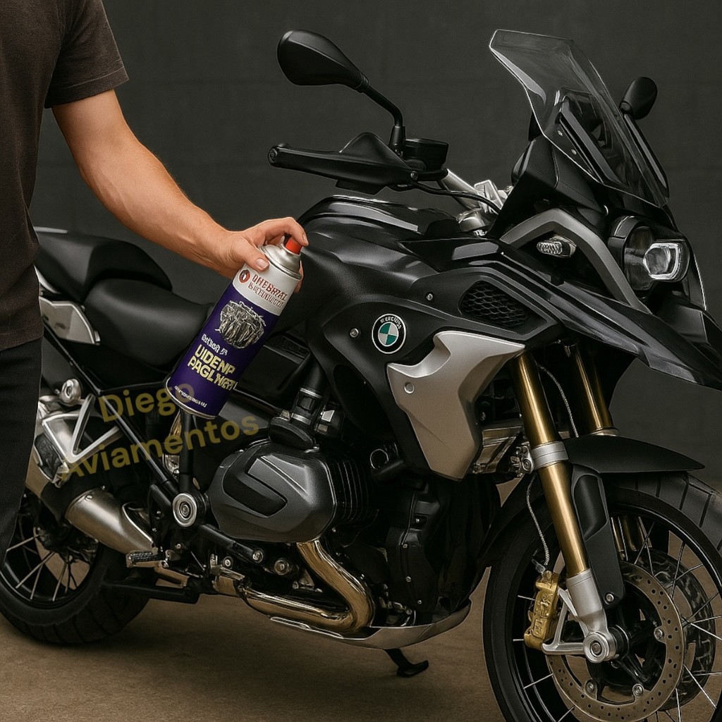 Spray Verniz para Motor de moto Silicones Paulista 300ml / 180g em Oferta na Shopee