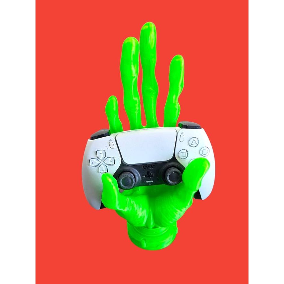 Suporte Mesa Controle Videogame Ps3 Ps4 Xbox Alien 6 Dedos Presente Presentes