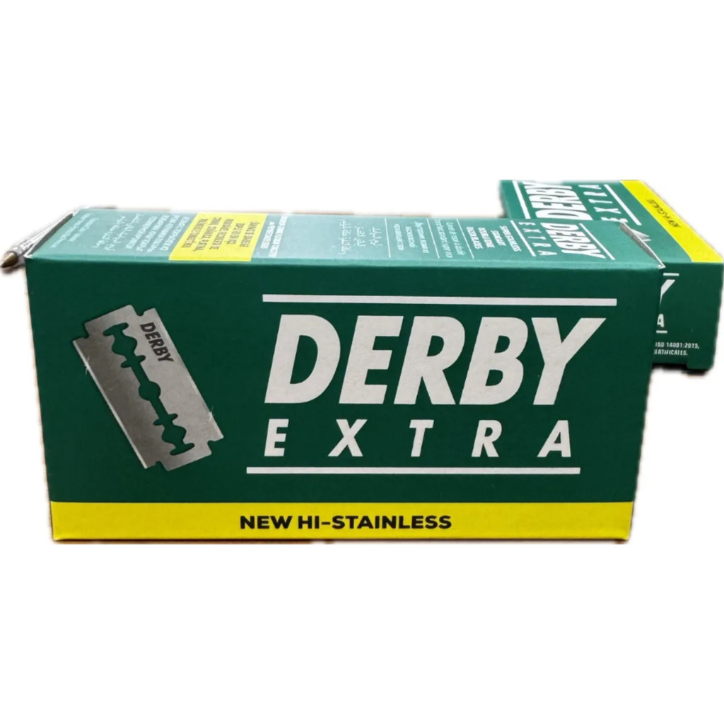 Kit Com 500 Lâminas Derby Extra Platinum 10 Cartelas Com 50 Unidades — imagem 2 de 2