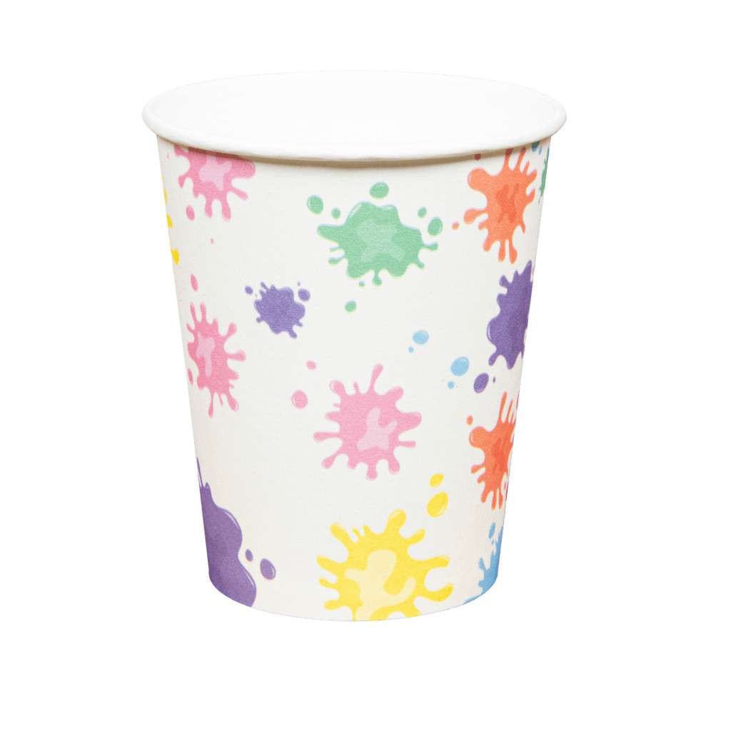 Copo de Papel Festa Cores Tinta Aquarela 270ml C/ 10 Unid. em Oferta na Shopee