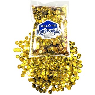 Lantejoula Metalizada Ouro N.06 C/1000unid. - Honey em Oferta na Shopee