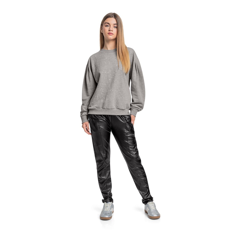 Blusão Juvenil em Moletom com Strass Gloss em Oferta na Shopee