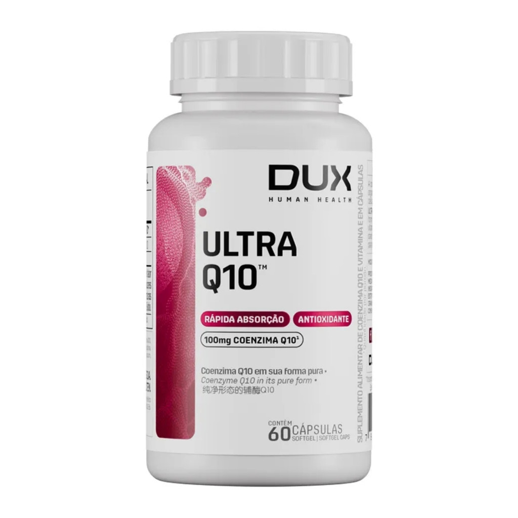 Coenzima Q10 Pote C/60 Cápsulas - Dux Nutrition - Health
