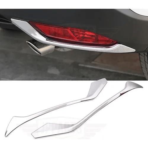 Acessorios Molduras Cromada Parachoque Traseiro Honda Hrv 2015 a 2022 em Oferta na Shopee