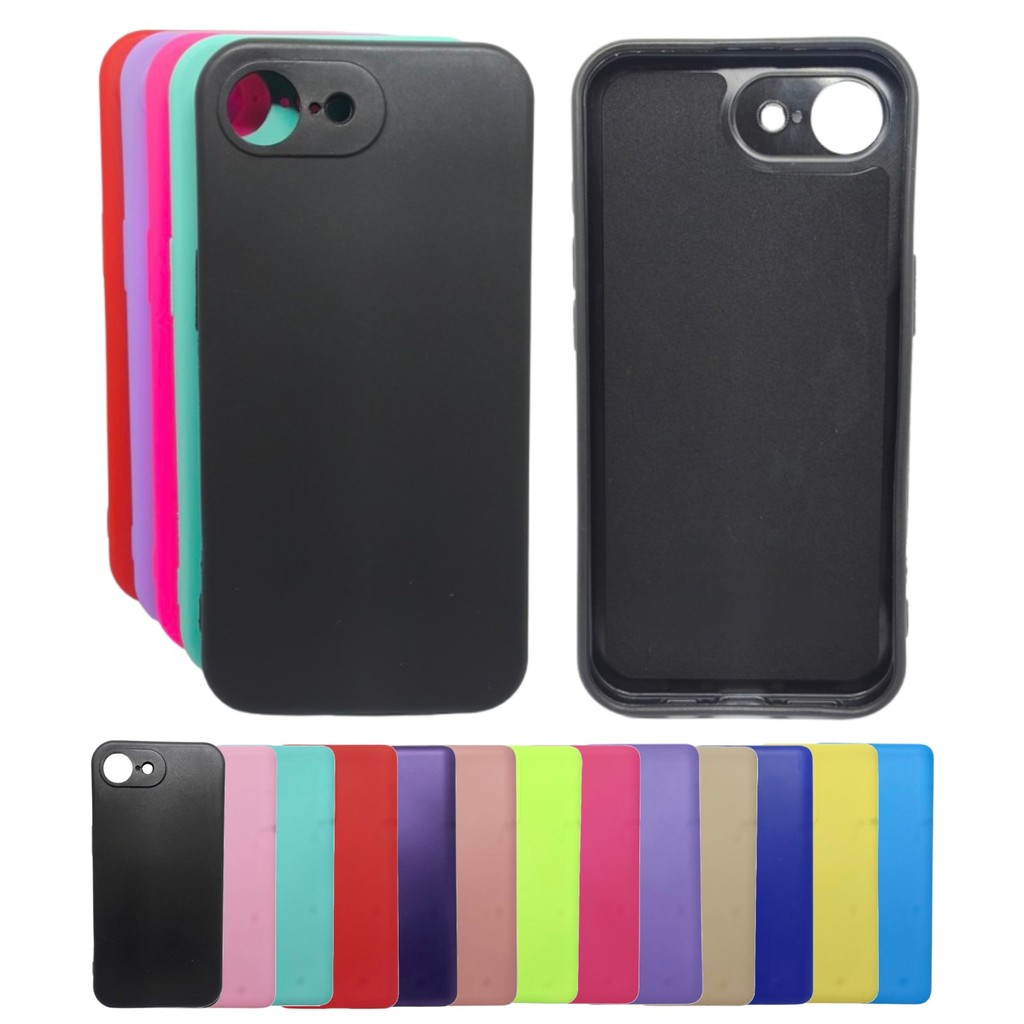 Capa Aveludada Proteção Capinha Para Iphone 16e Silicone Compativel Apple TPU Case