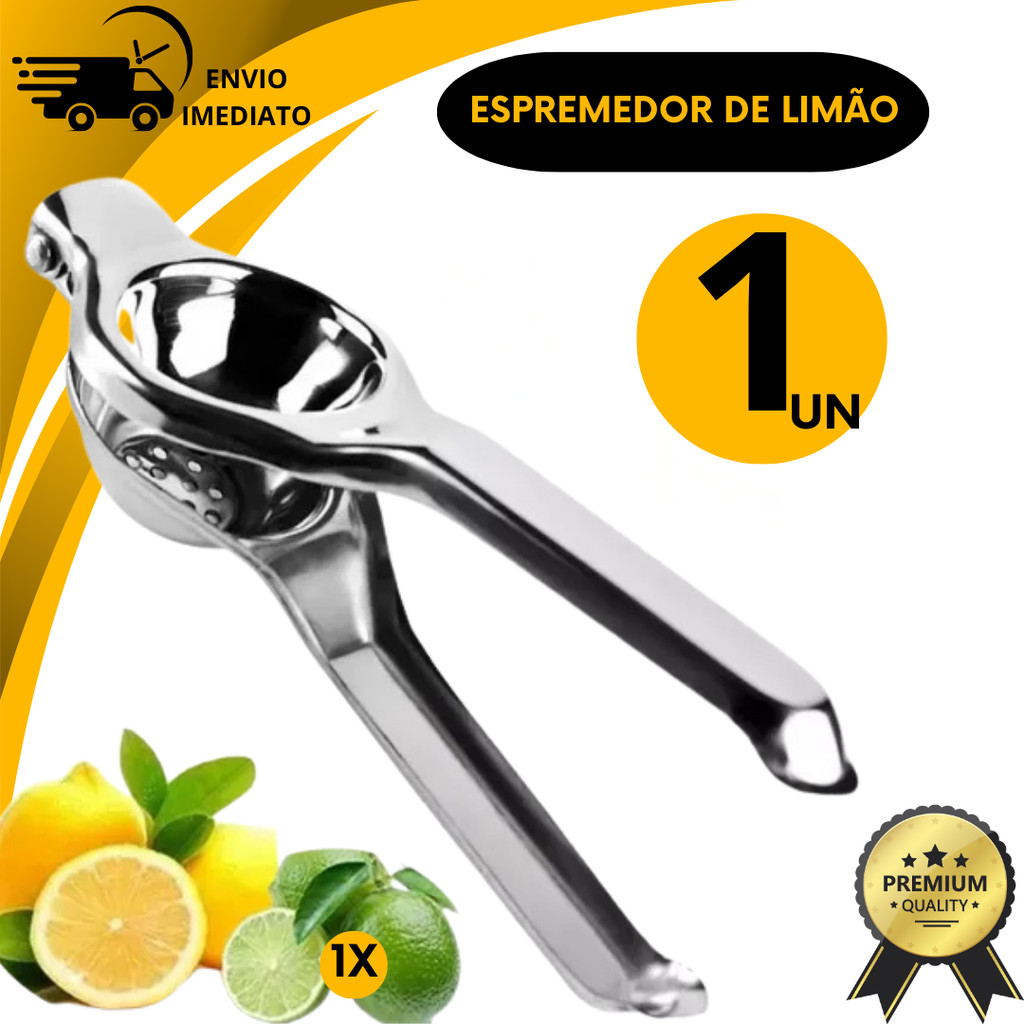 Espreme Limão Manual Aço Inox Espremedor Suco Citrico Cozinha Utilidade Doméstica ProfissionaL