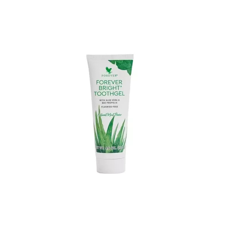 Gel Dental Aloe Vera Natural Sem Fluor Pasta Dente Forever Bright Gel dental Natural