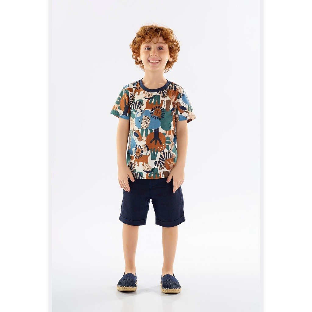 Camiseta Infantil em Meia Malha para Meninos Up Baby - Baby & Kids Fashion