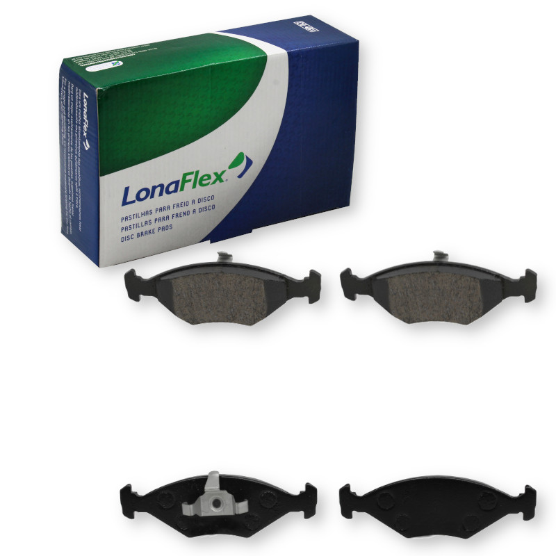 Pastilha de Freio Dianteiro Palio 1.0/1.4/1.8 8v 1198/2011 - Lonaflex P90