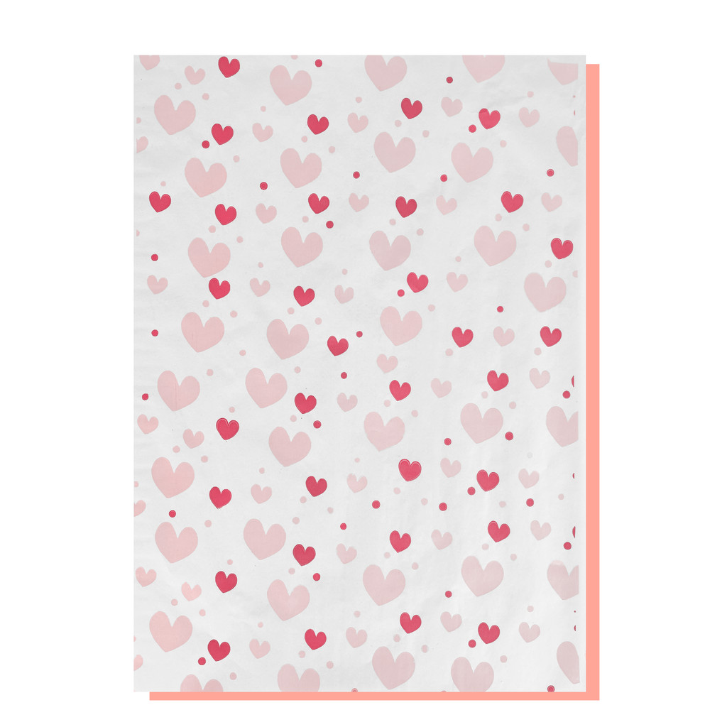 Papel De Seda Premium Estampa Corações Rosa Bebê e Vermelho 25x35cm Embalagem Presente Doces e Bijuterias em Oferta na Shopee