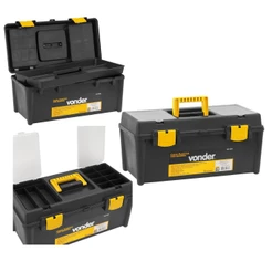 Caixa Plástica para Ferramentas VDC4035 com Bandeja 15kg Vonder