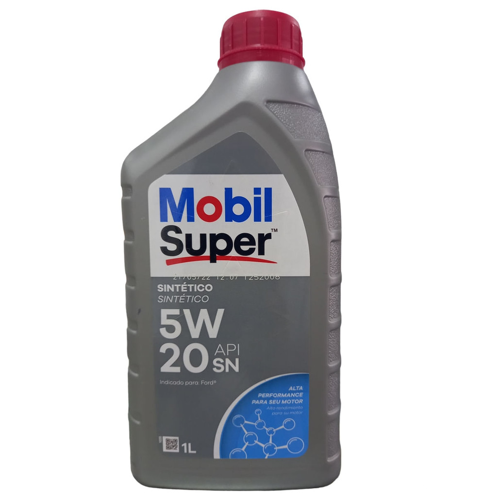 Óleo Lubrificante do Motor 100% Sintético Mobil 5w20 API -SN em Oferta na Shopee