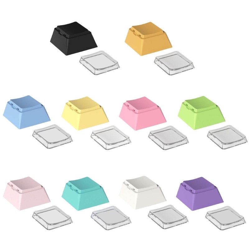 XI Conjunto De Teclas Em Branco PBT , 8 Peças , Perfil Cheey + PC 1U , Para Teclados Mecânicos Com Durabilidade , Cor Cl