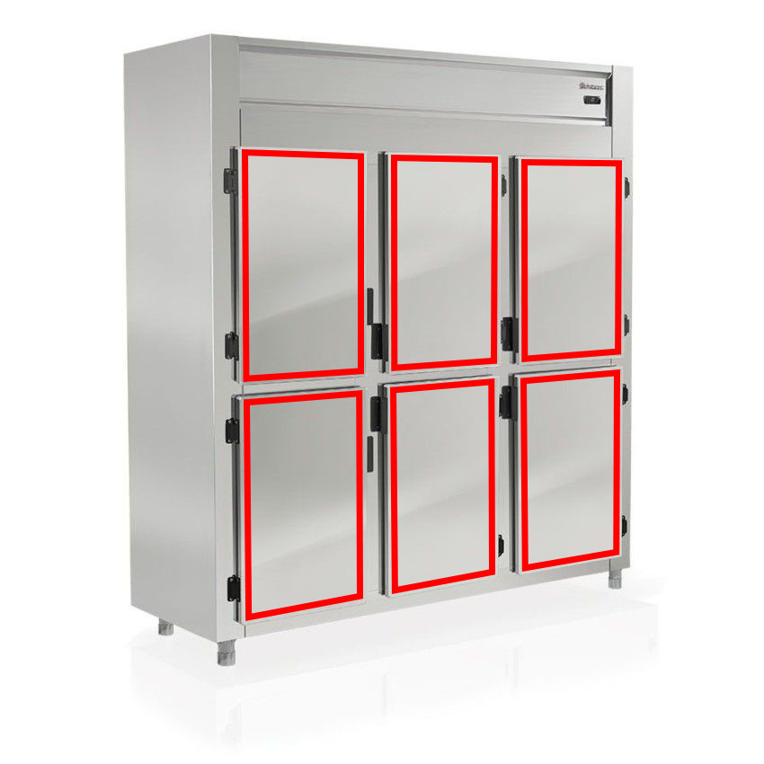 6 Borracha Gaxeta Mini Câmara Fria Para Frilux MCF-6-PC
