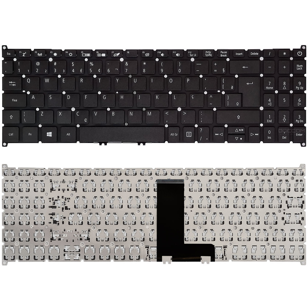 Teclado Para Notebook Acer Aspire 3 A315-42g-r6fz r8lu A315-42-r1b0 A315-54k-31e8 33au A315-58 N19c1 Wifi F2