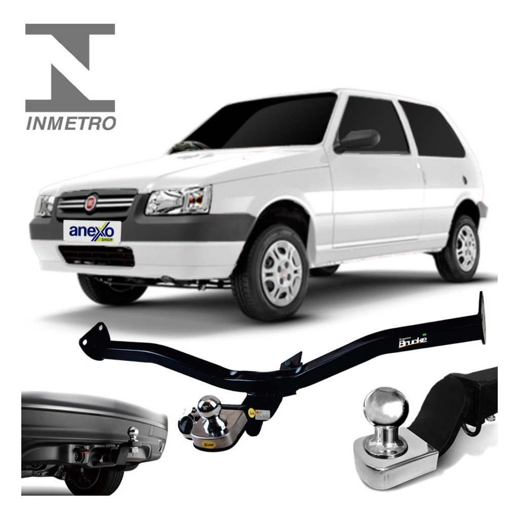Engate Reboque Uno Mille 2004 A 2015 Tração 700kg Rabicho bOM