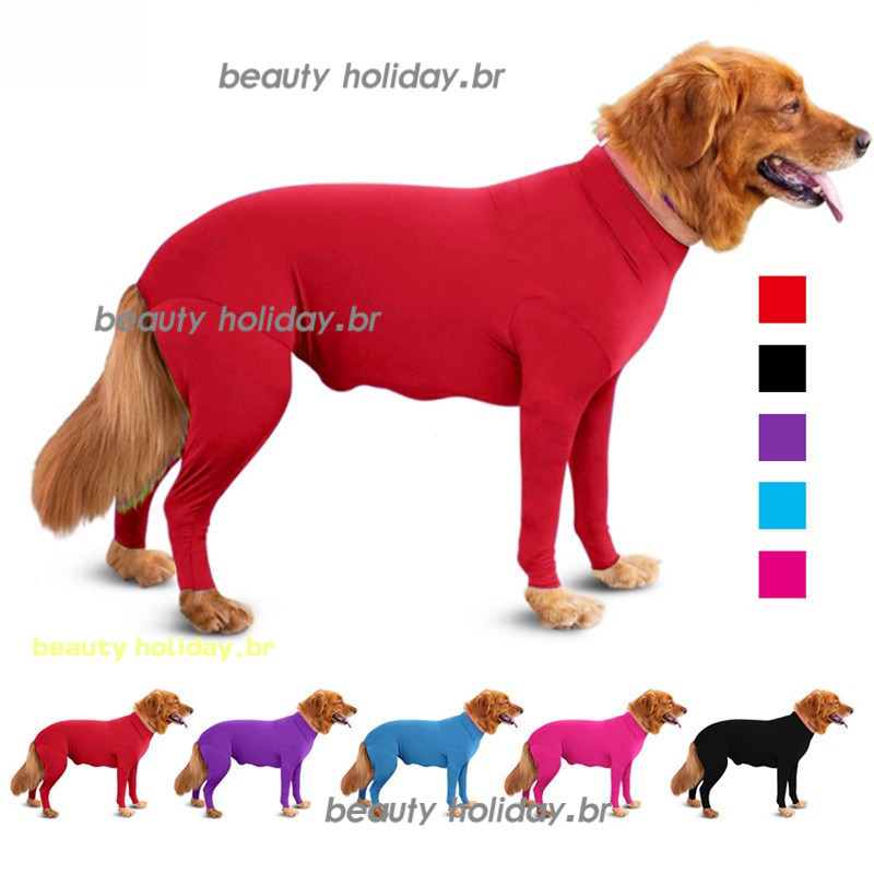 Macacão Grande De Cachorro De Estimação Com Elástico em Oferta na Shopee