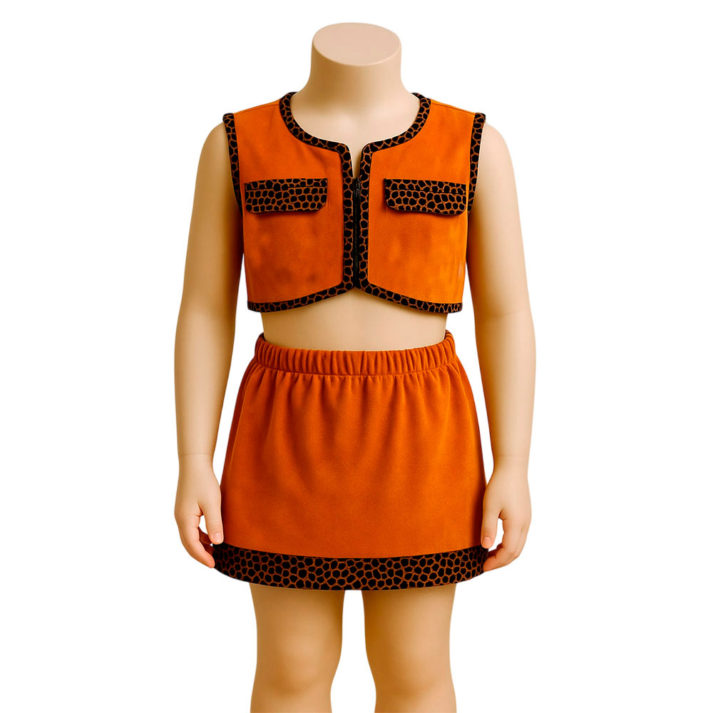 Conjunto Country Infantil Feminino Cowgirl Festa Peao Boiadeira Vaqueira Rodeio Festa Junina São João Arraiá Caipira