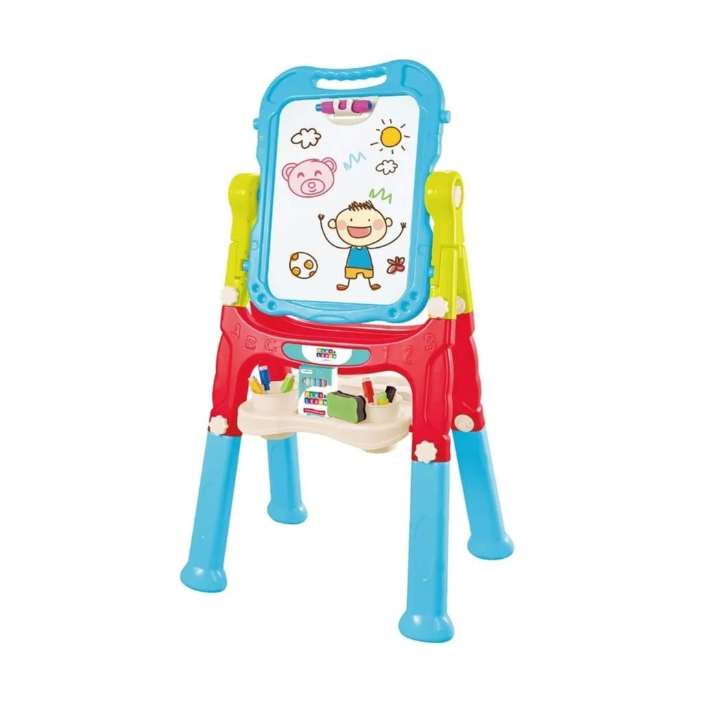 Brinquedo Lousa Mágica 2 em 1 Play e Learn Estúdio Educativo Desenvolvimento Bebe Multikids BR1214 em Oferta na Shopee
