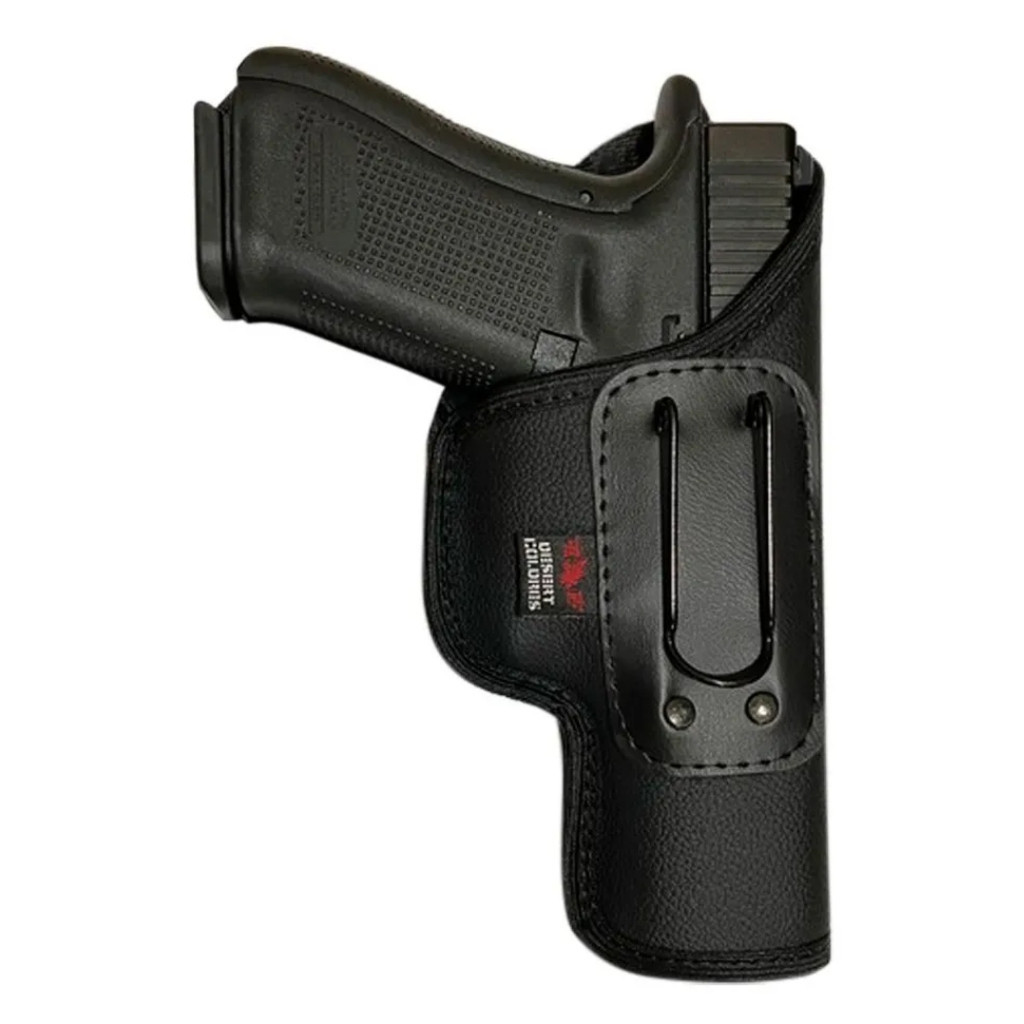 Coldre Velado Dissim. (Sem Aba) Premium Para Pist. Springfield XD-M Elite .40 Em Neoprene e Couro P.U Desert Coldres