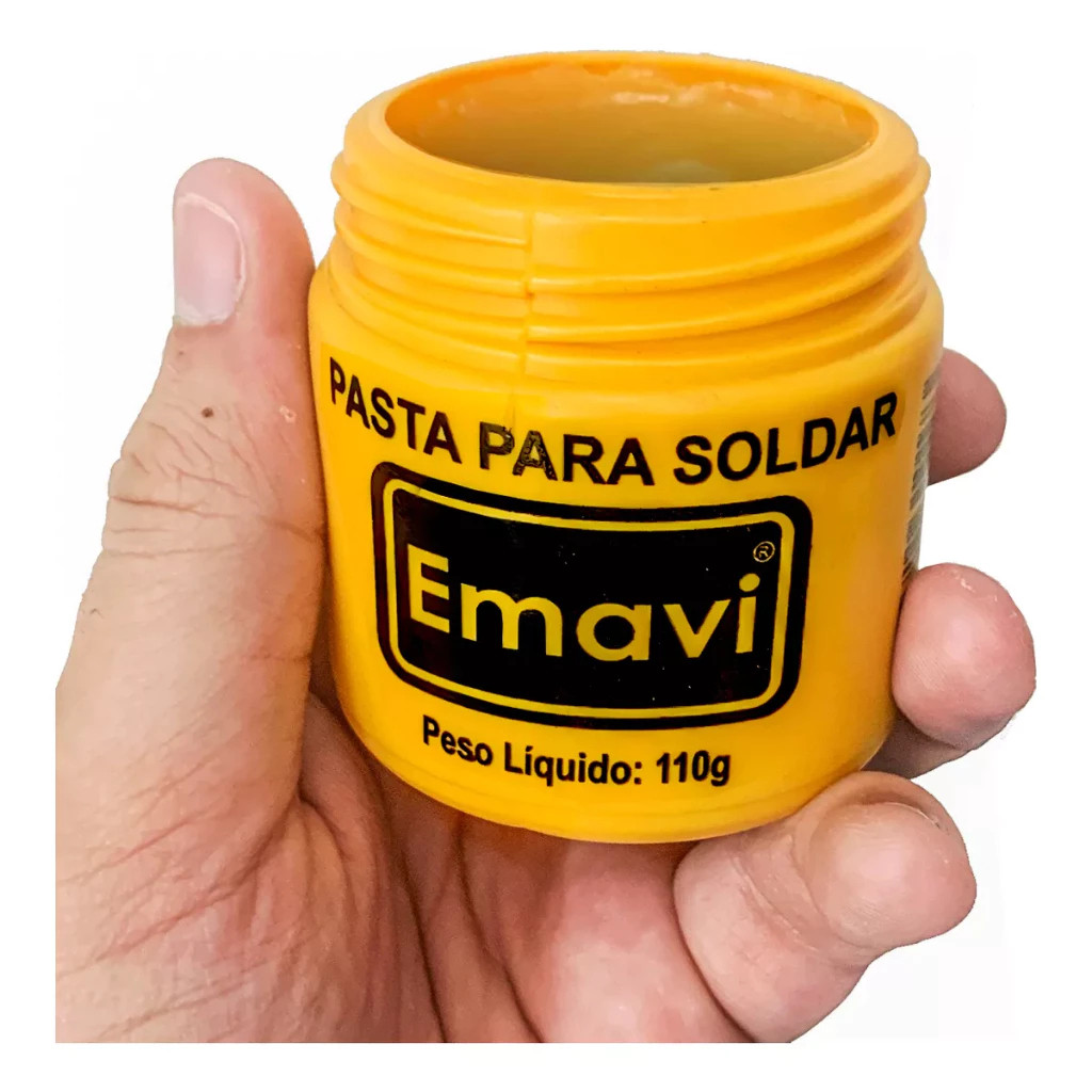 Pasta Para Solda 110g Decapagem Fluxo EMAVI Estanho em Oferta na Shopee