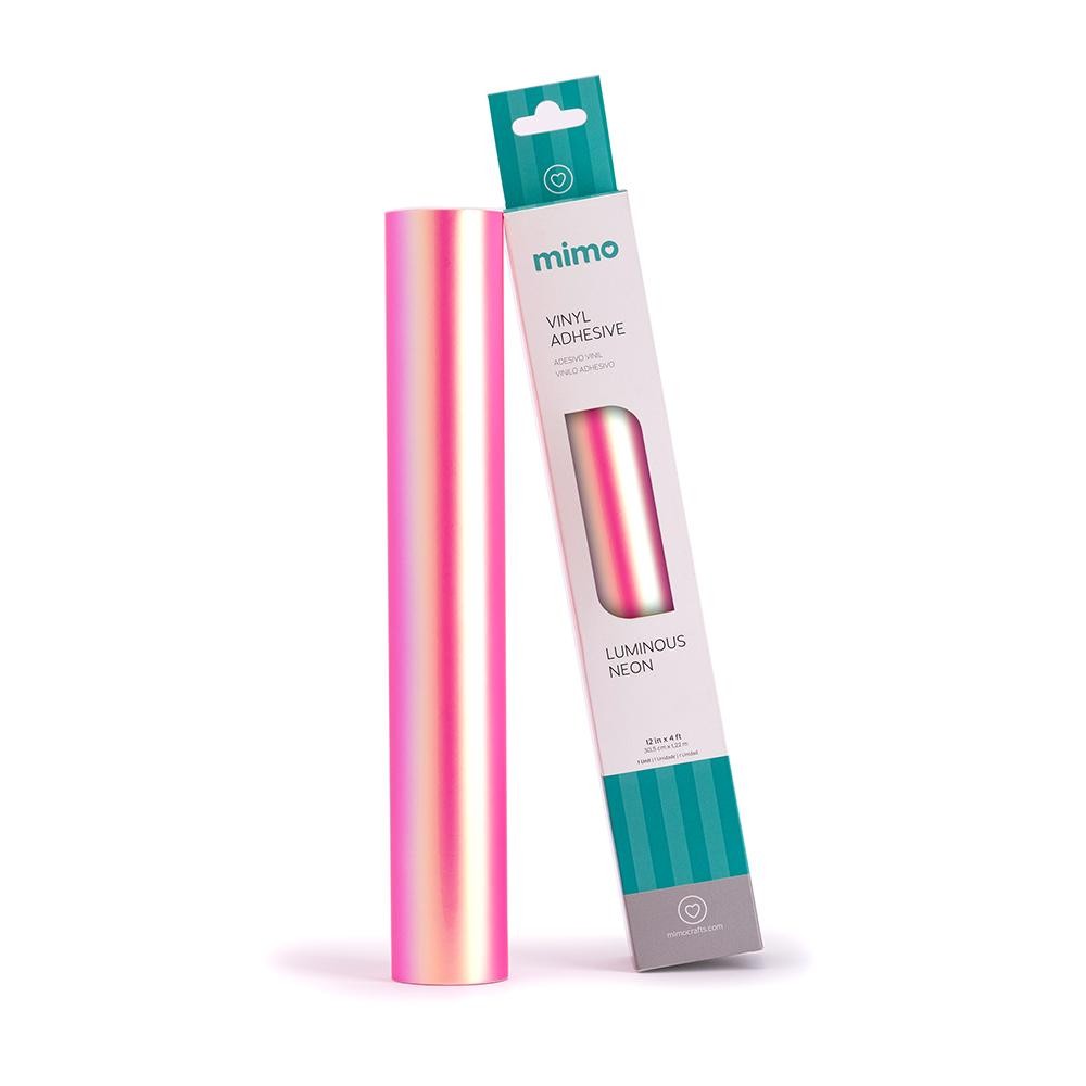 Adesivo Vinil Luminous Neon - Rosa Chiclete - Mimo - 30,5 cm x 1,22 m - 1 Unid em Oferta na Shopee