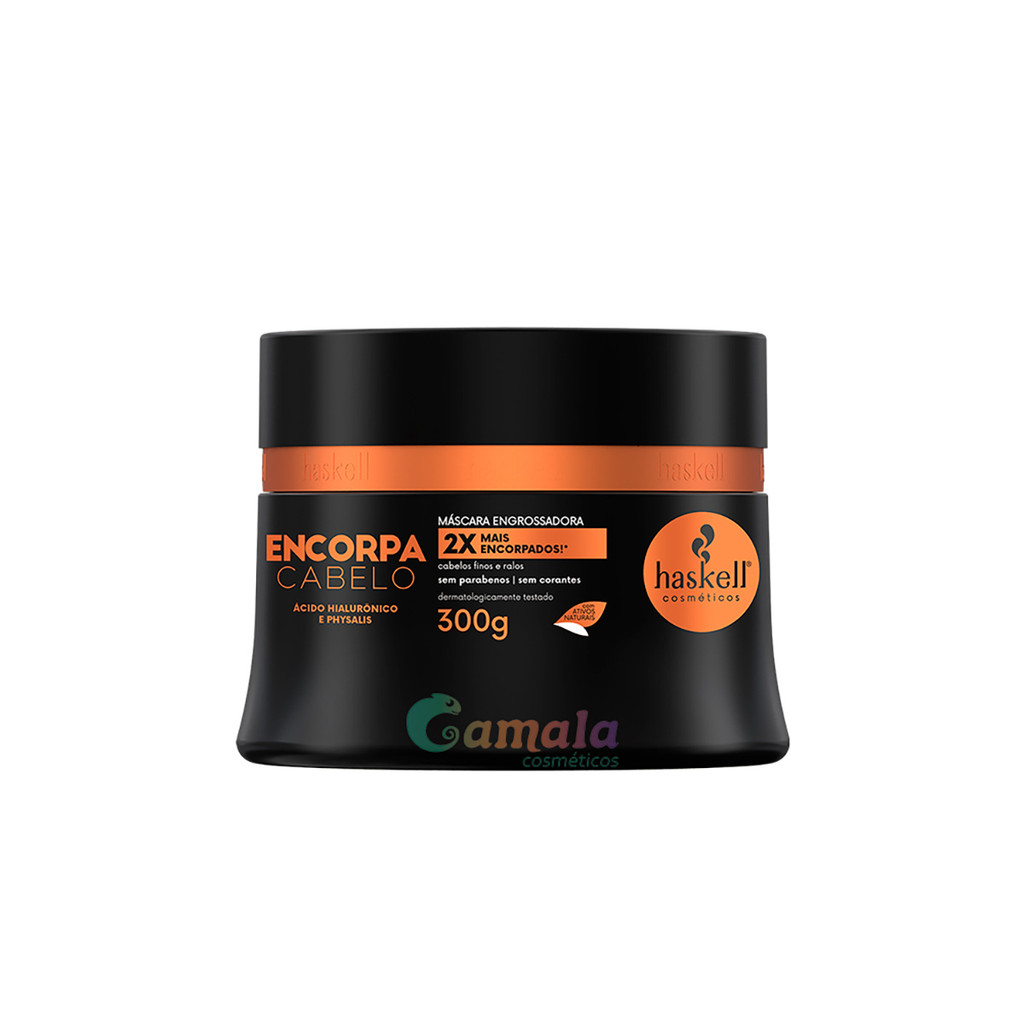Mascara Haskell Encorpa Cabelo  300g em Oferta na Shopee