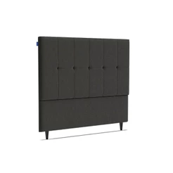 Cabeceira Piave Linho Cinza Casal (8x140x120) - Ortobom