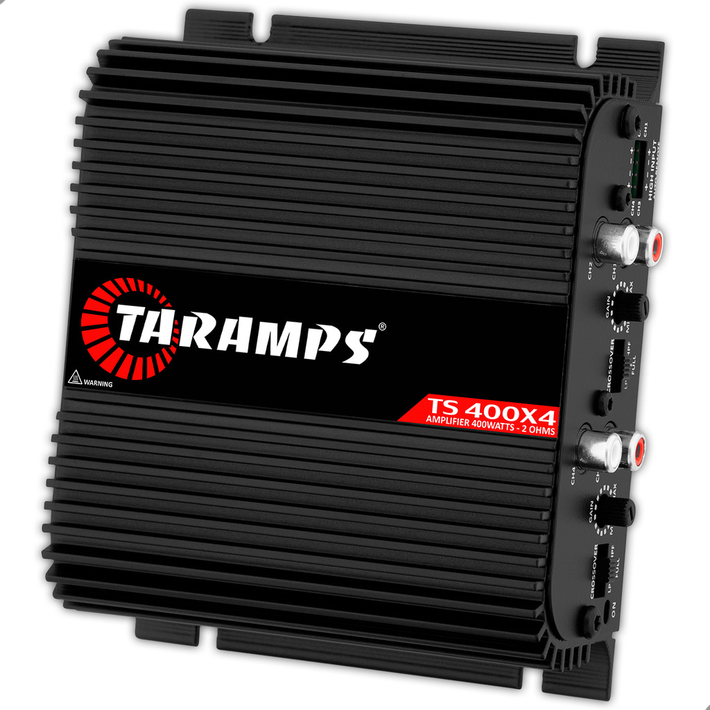 Módulo TS400x4 4 Canais de 100WRMS - Full Range Crossover Digital Entrada Fio RCA 12v - Spare Parts and Accessories for Vehicles