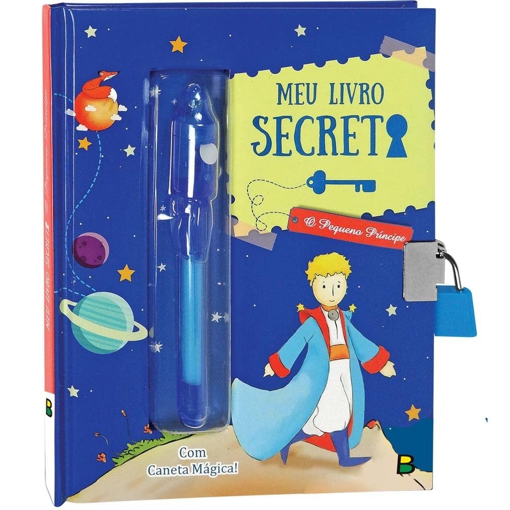 Meus Segredos | Meu Livro Secreto | O Pequeno Príncipe em Oferta na Shopee