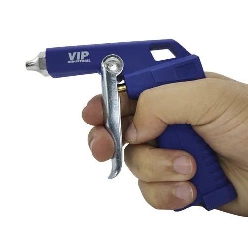 Bico Soprador de Ar 1/4 com Gatilho VIP Industrial Limpeza Ar Comprimido Uso Profissional