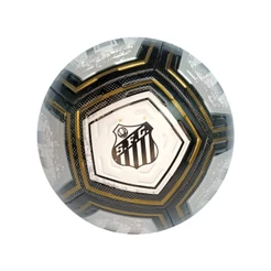 Bola de Futebol PVC/PU Nº 5 Pró - Santos Futebol e Magia Esporte Jogo Oficial Adulto