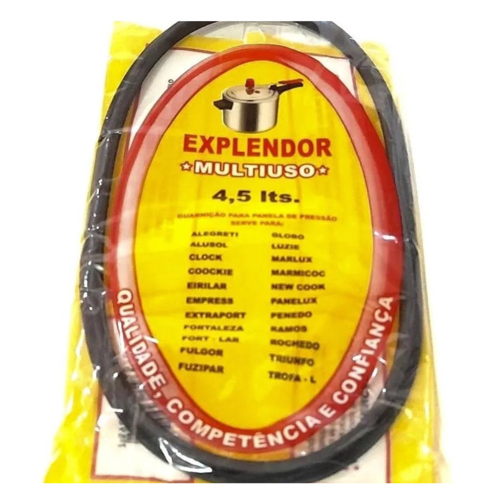 Borracha Panela de Pressão 4,5L e 7L (Pacote 12 unidades 4,5L