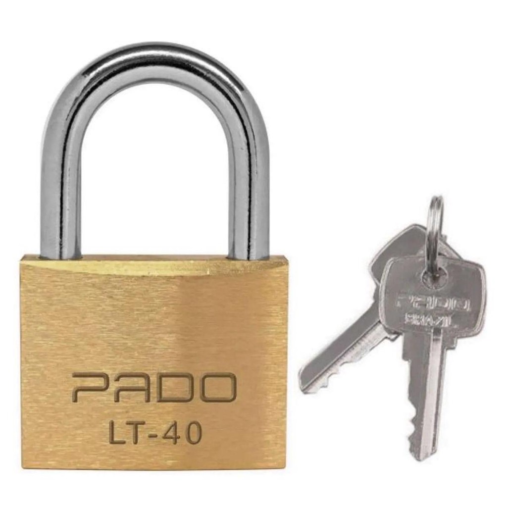 Cadeado Tradicional de Latão 40mm LT-40 51001197 Blister Pado