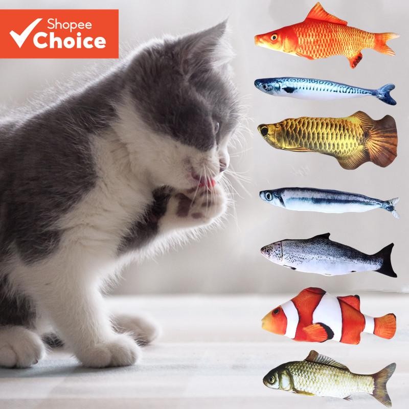 Brinquedo Simulado De Gato De Peixe , Interativo De Dentição Para Gatinhos , Suprimentos Não Elétricos Animais De Estima