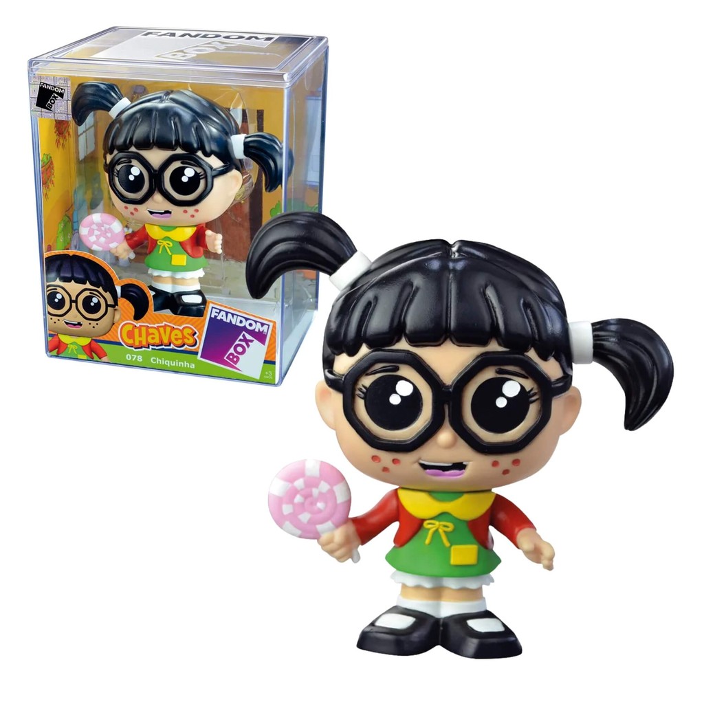 Fandom Box Chiquinha - Chaves - Boneco Colecionável Material Vinil Atóxico Lider - 3494 em Oferta na Shopee