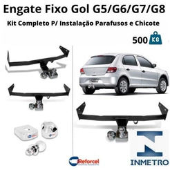 Reboque Engate Para Carretinha Gol G5/g6/g7/g8 500kg Brucke bOM