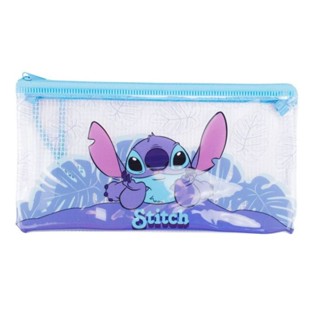Estojo Necessaire Transparente Stitch Menina 11.5x21cm Disney em Oferta na Shopee