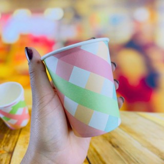 10~60 COPO DE PAPEL CANDY XADREZ 270ML (SILVER) FESTA JUNINA 2025 em Oferta na Shopee