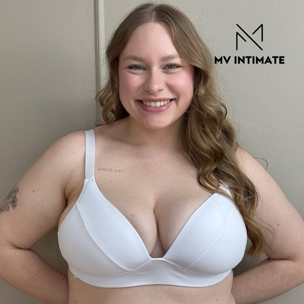 Sutiã Bojo Soft PLUS SIZE de Microfibra Sem Aro Confort Molinho Não Amassa - Women Clothes