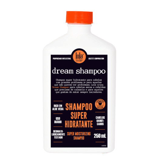 Shampoo Super Hidratante Dream Cream - Com Aloe Vera 250ml Lola Cosmetics