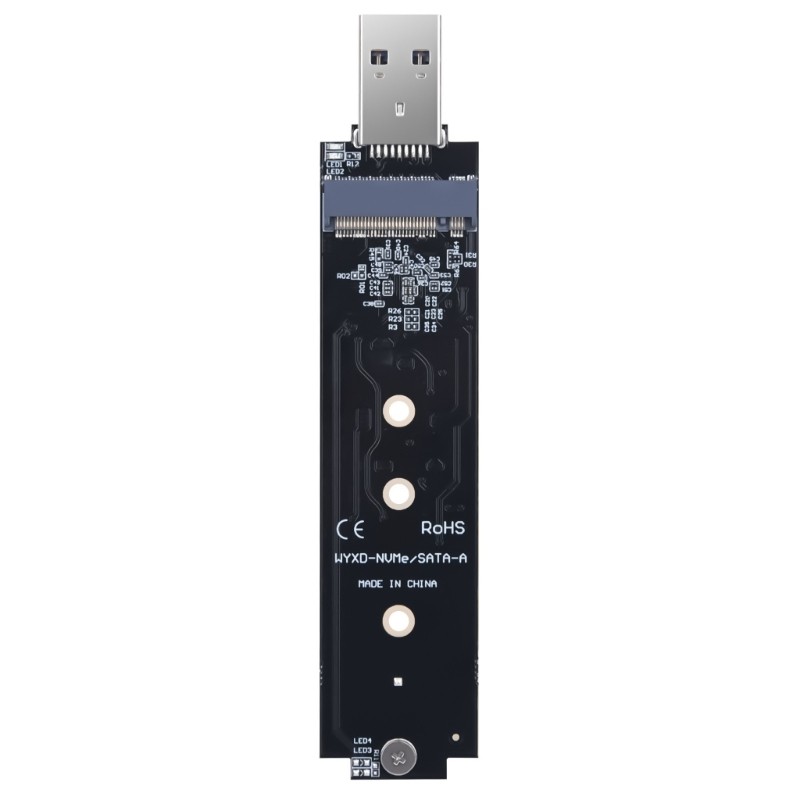 Li * Zincs Alloy M 2 SSDs Gabinete USB 3 2 Adaptadores 10 Gbps Suporta Chave NVMe B + Incluindo Kit Ferramentas