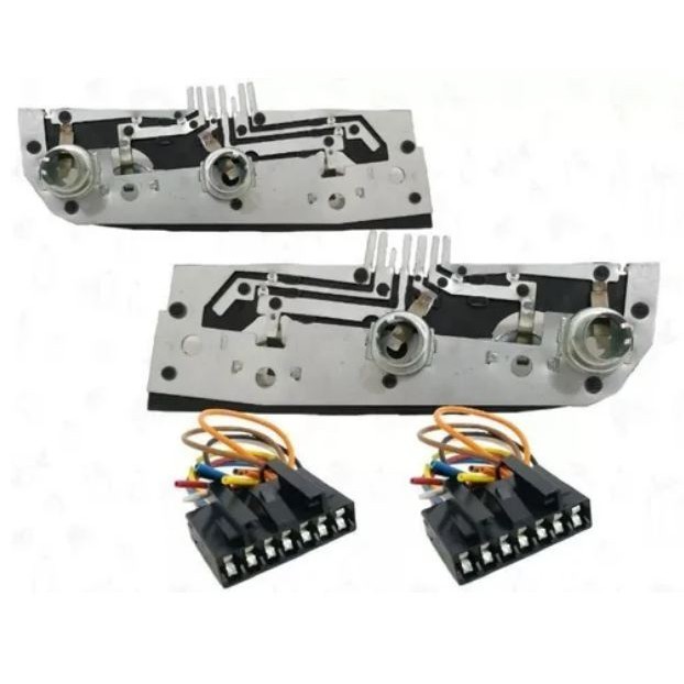 Par Circuito Soquete Lanterna Traseira Uno 84/04 C/ Chicote